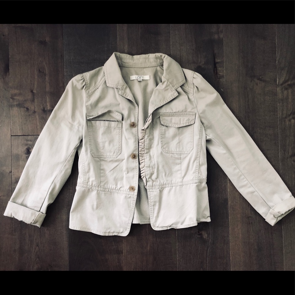 Loft tan jacket, Size 6